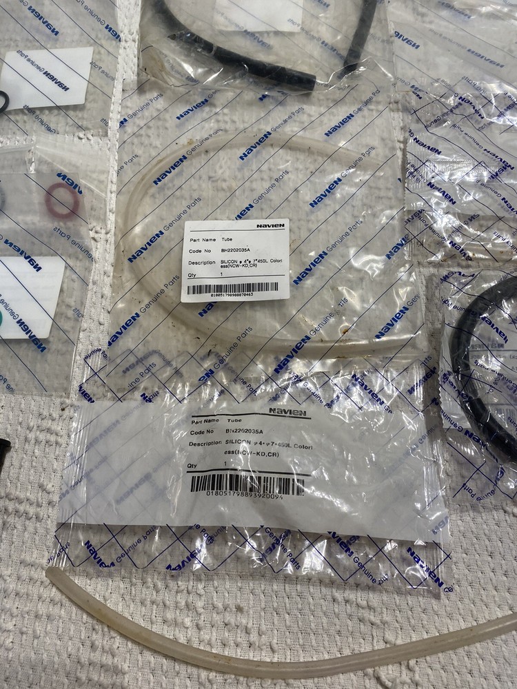 Assorted Navien Parts O-rings / Hose Tube / Remote Control Wire / Temp WIRE ect