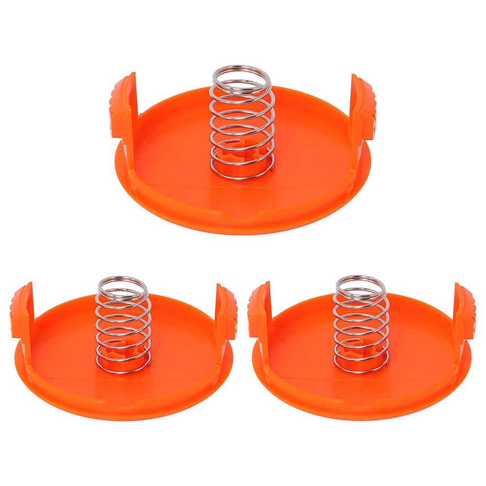 3 PACK Spool Cap & Spring 385022-03  For Black and Decker AFS Trimmers