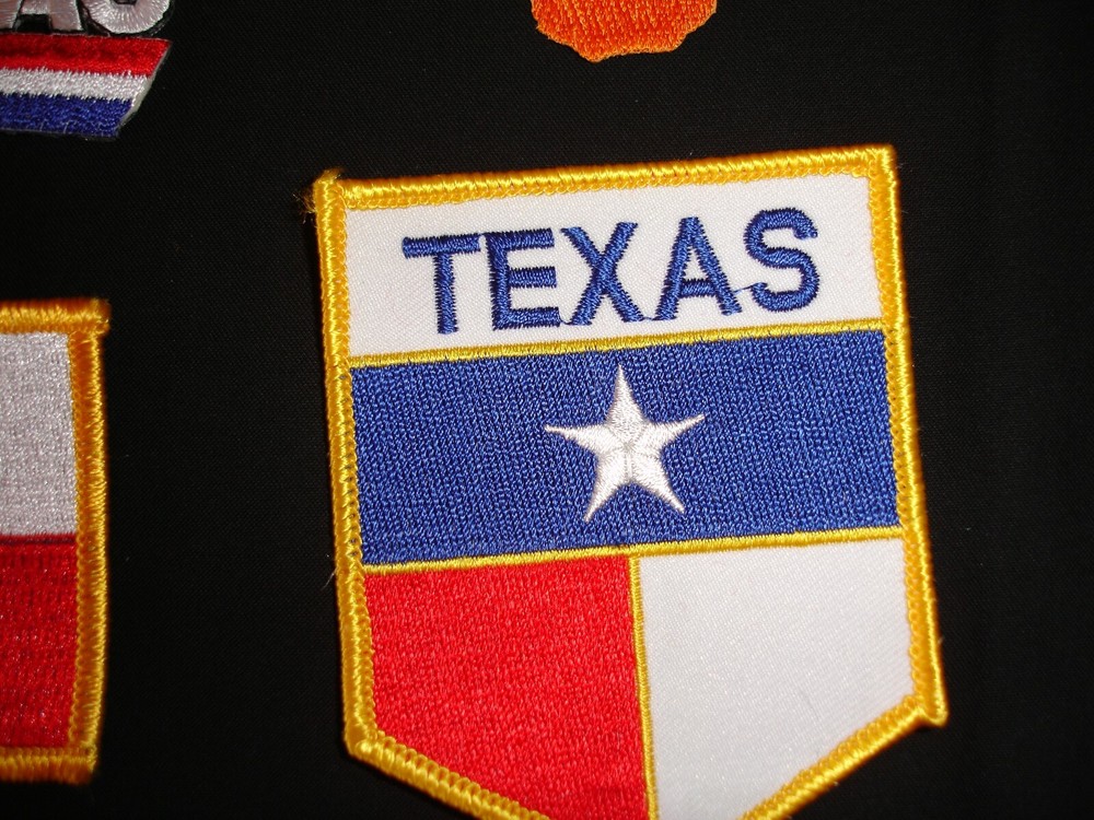 Texas patch set 9 patches Texas flag