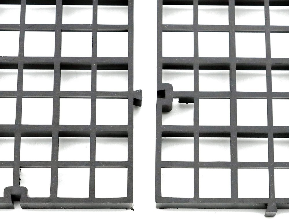 12 Pcs Aquarium Fish Tank Divider Plastic Egg Crate Aquarium Filter Bottom Tr...