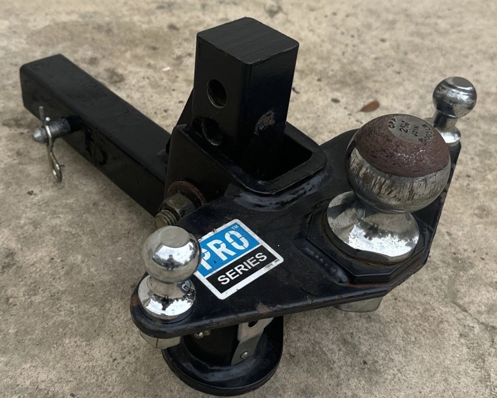 Pro Series Round Bar Weight Distributing Sway Control Ball & Hardware Drop Down