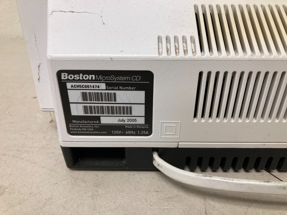 Boston MicroSystem CD Player