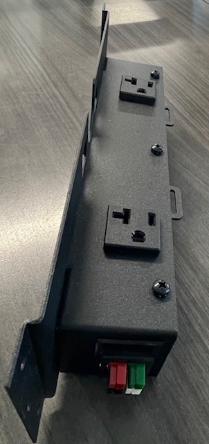 LEGRAND WIREMOLD WSMEDUTBK-2 WORK SURFACE MODULAR POWER KIT