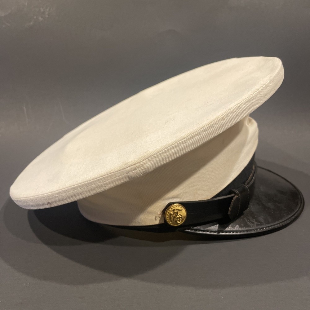 USMC Service Dress White Hat Size 7