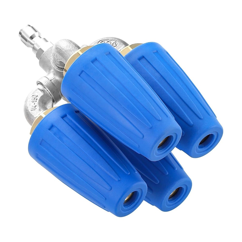 4000PSI Pressure Washer 1/4" Quick Connect Plug Rotating Four Turbo Nozzle