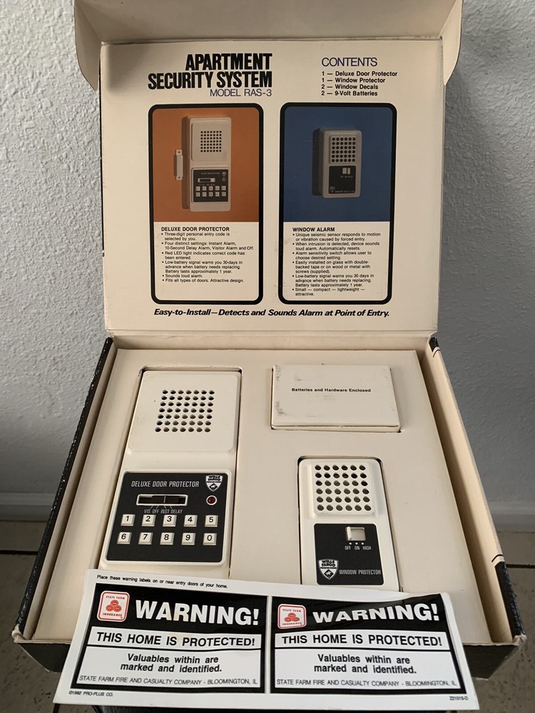 Wells Fargo Vintage Home security system Model RAS-3 **READ DESCRIPTION**