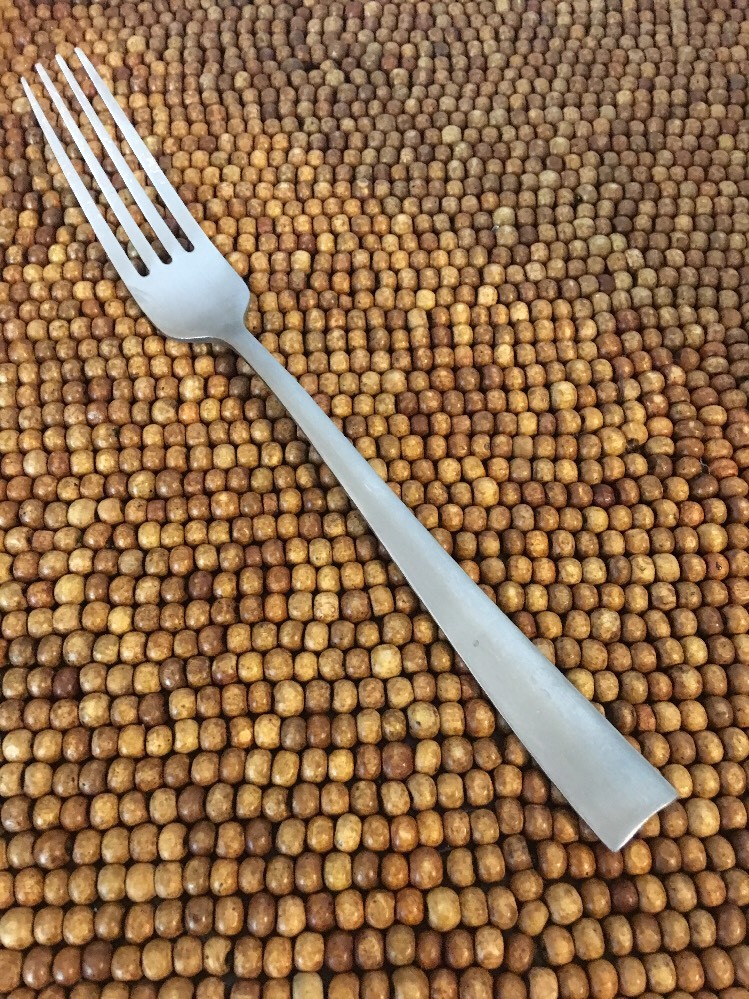 Cambridge Stainless Curved Up Tip ARDEN SATIN Dinner Fork  8"