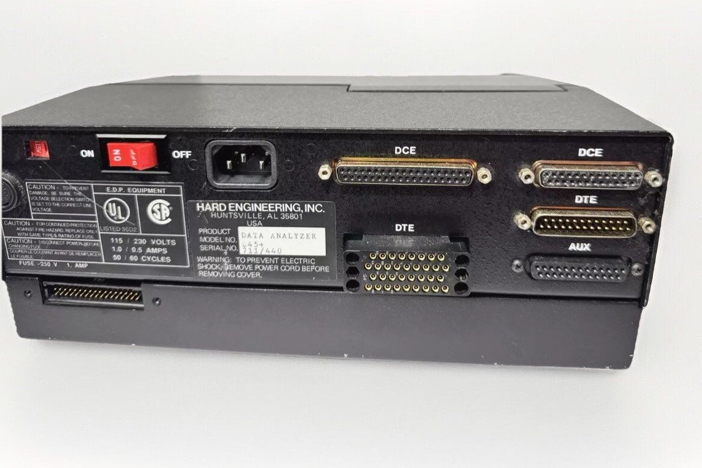 Hard Engineering BYTEBUG-645 Data Line Analyzer Monitor -w/Cable & Carrying Case