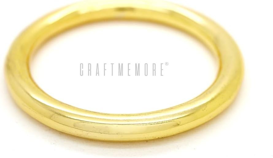 Welded O-Ring Loop Buckle for Bag, Collar, Leather Craft