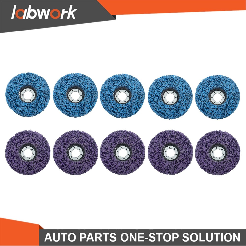Labwork 10 Pack Strip Discs 4-1/2" x 7/8" Stripping Wheel Rust Remover Wheel