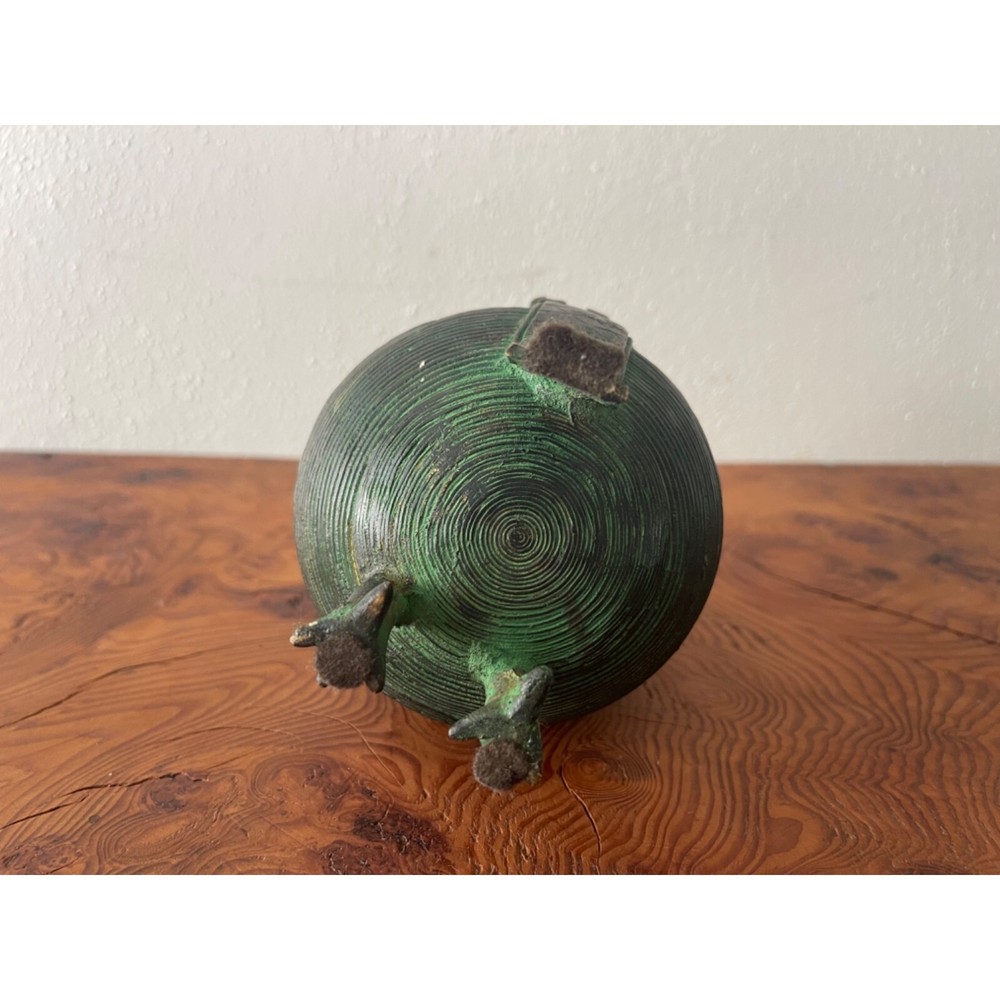 1960's Indian Bronze Owl Incense Burner