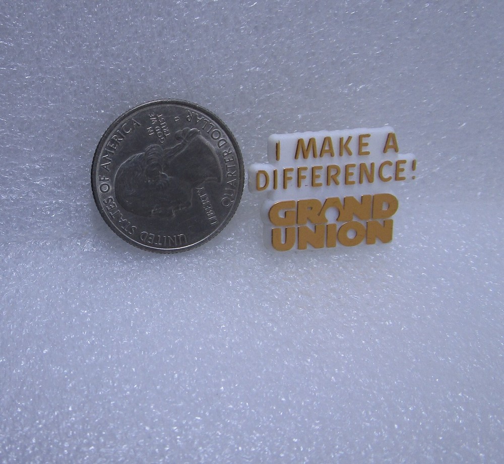I Make The Difference Grand Union Plastic Pin