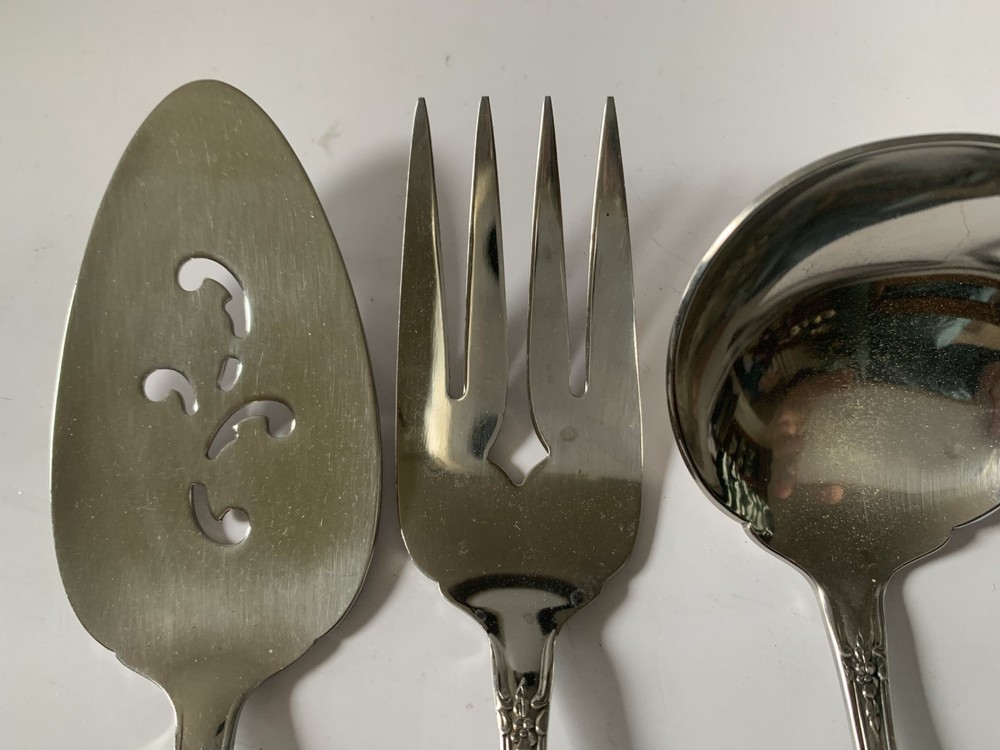 Oneida Kennett Square Distinction Deluxe HH Stainless Flatware 6 Serving Pieces