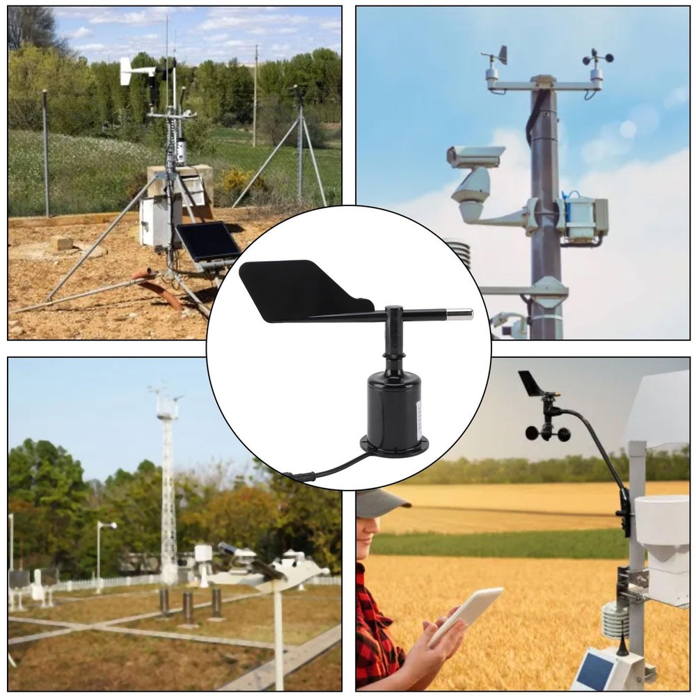 Kuuleyn 360 Degree Wind Direction Sensor DC 5V Precise Anemometer Sensor...