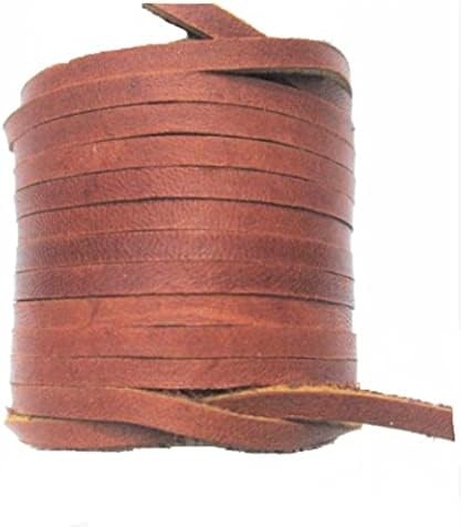Dangerous Threads Leather Lacing Saddle Brown 12ft