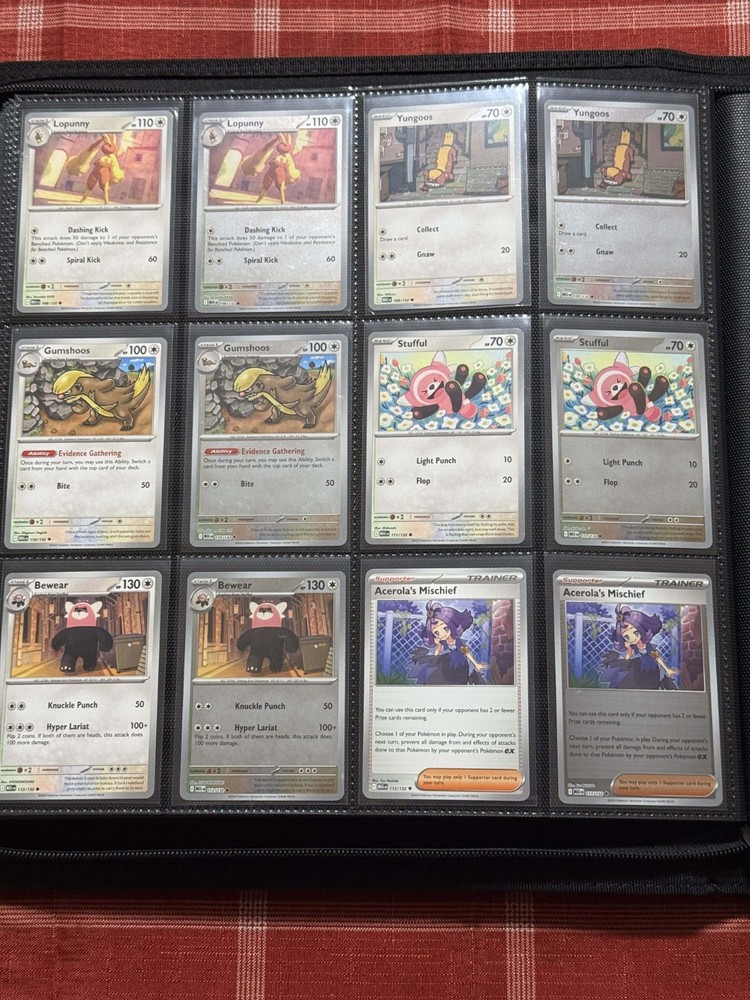 Mega Evolution 100% Base Set w/Binder