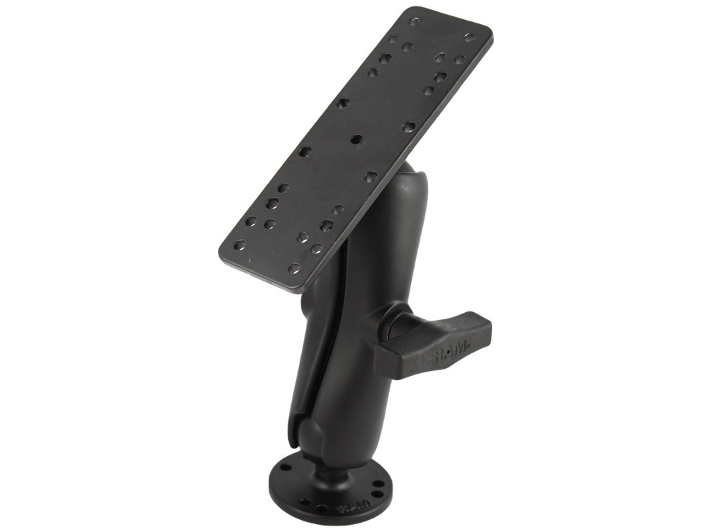 RAM Marine Drill-Down Mount for Marine Electronics, Fishfinders, Chartplotters