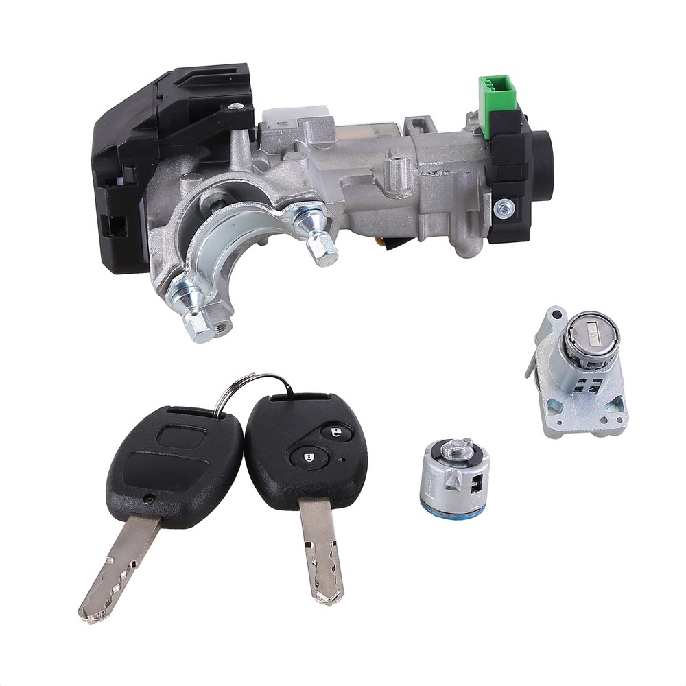 FOR CRV 2007-2011 IGNITION & DOOR LOCK CYLINDER SWITCH ASSEMBLY SET 2 REMOTE KEY