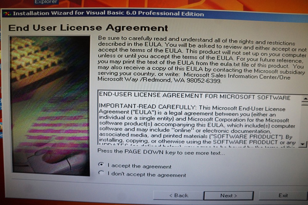 Microsoft Visual Basic Professional 6.0 PRO 6 BOX 4 Windows 7 10 11 203-00768 #4