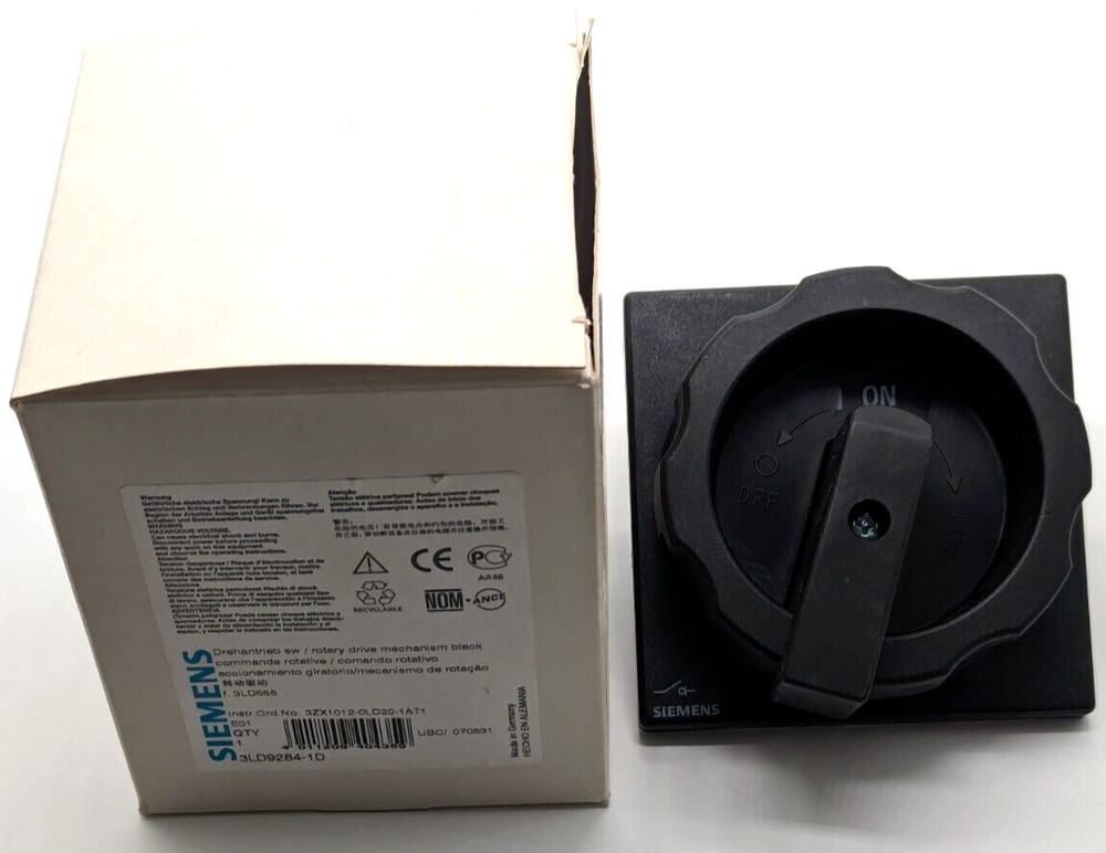 Siemens 3LD9284-1D black switchgear