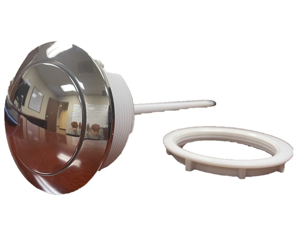 Toilet Push Button for Single Flush Valve, Chrome 58mm Button