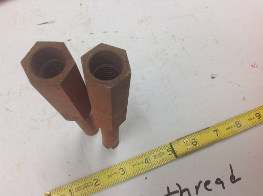 (2) Orange 5/8" x 6" x 11 Thread Concrete Masonry Core Drill Bit NOS