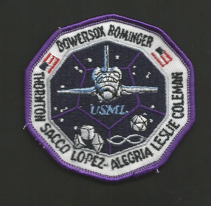 SPACE SHUTTLE COLUMBIA  STS-73 USML PATCH 3"