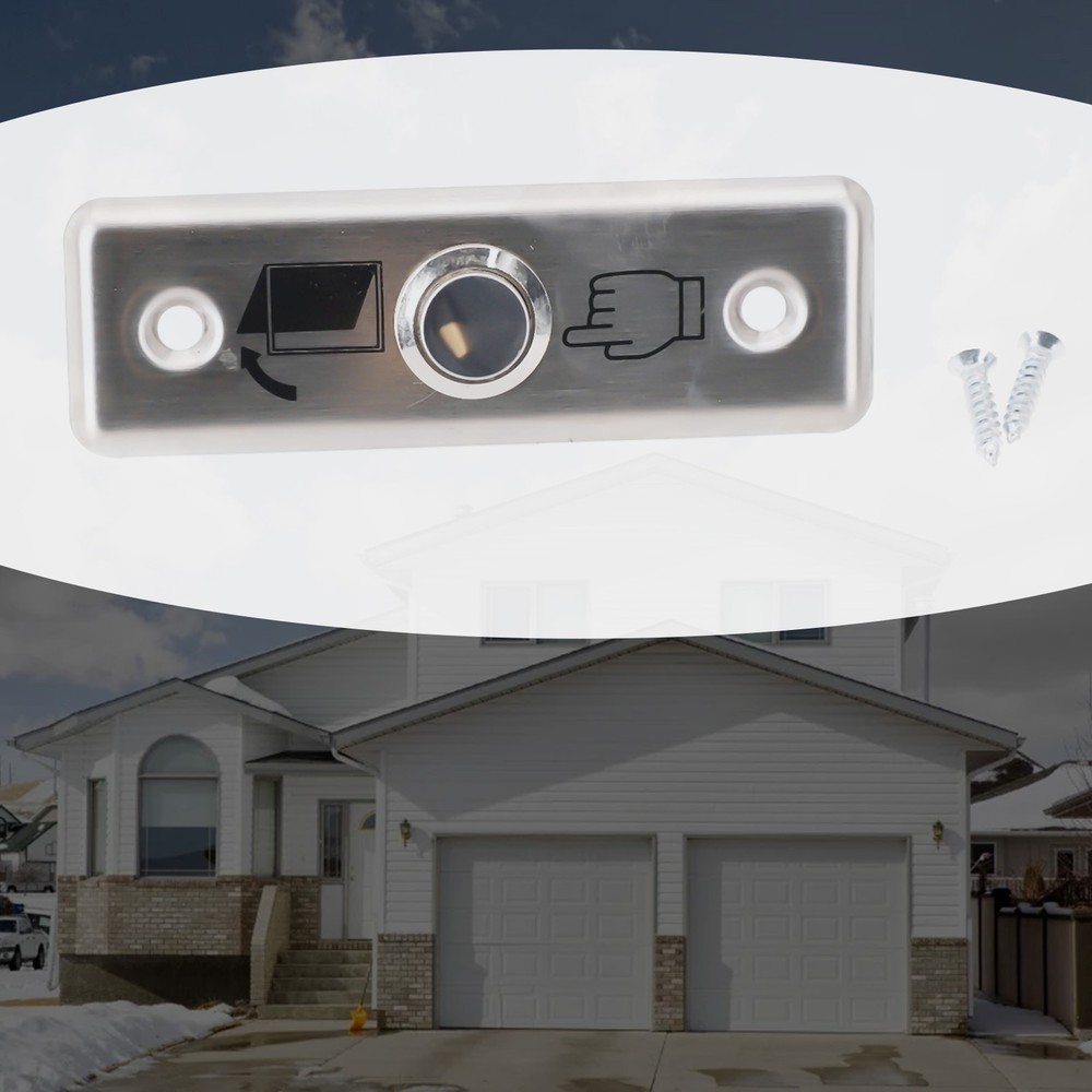 3A Metal Exit Switch Button Door Exit Push Release Button For Access Control GL