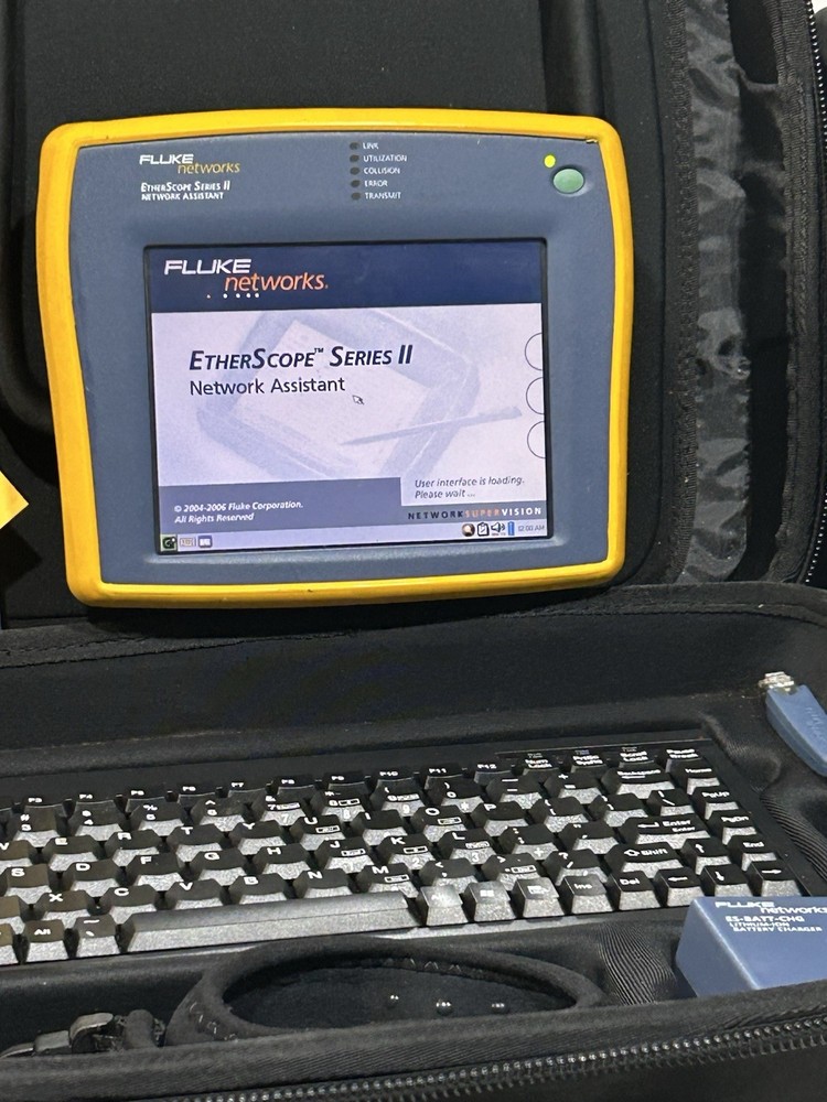 Fluke EtherScope Series II , Network Assistant ES2-PRO-I W/Case,charge&keyboard