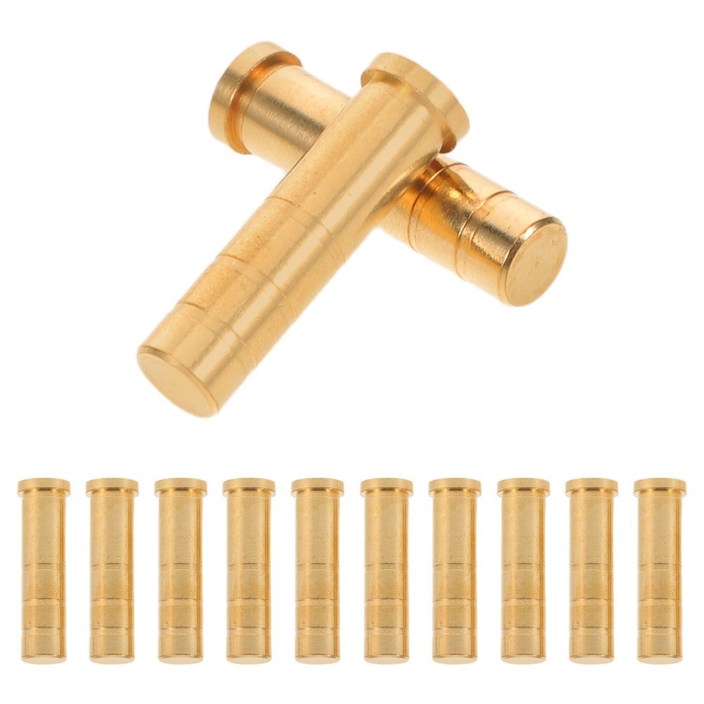 12 Pcs Arrow Connection Seat Insert Brass Components Archery Inserts
