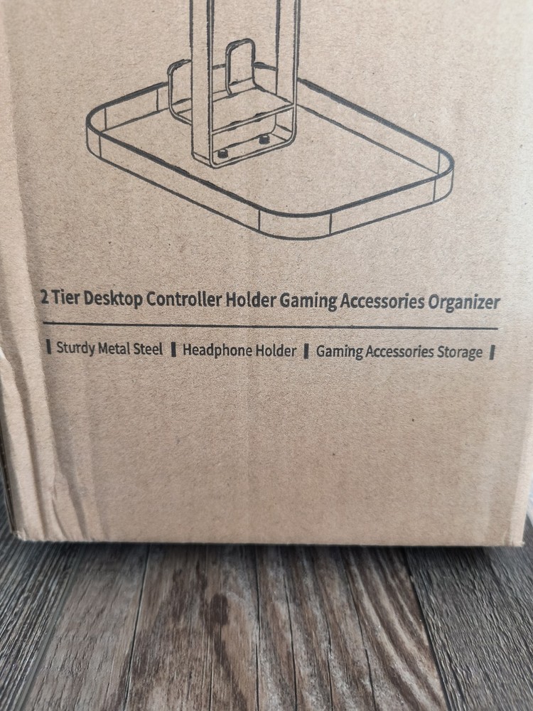 2 Tier Desktop Controller Holder Gaming Accessories Organizer