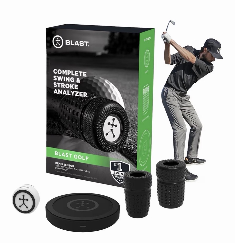 Blast Motion Golf Swing & Stroke Analyzer - Real-time Feedback, Swing Metrics ⛳️