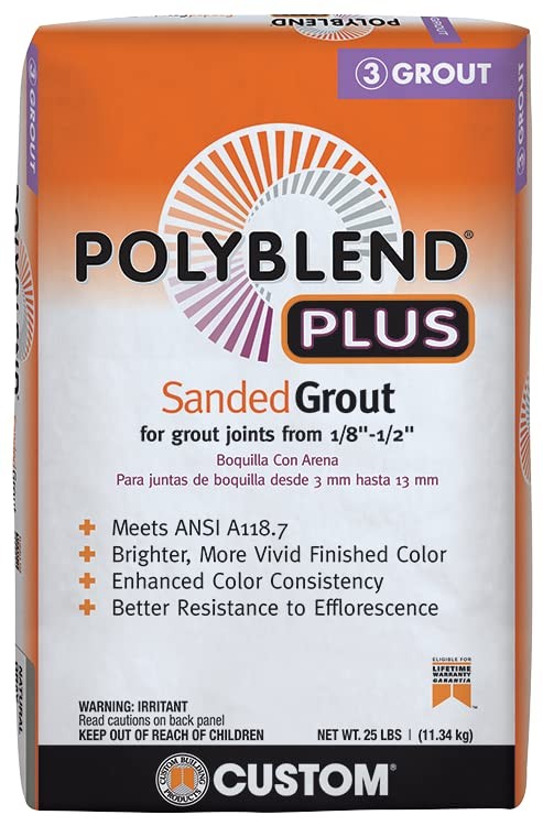 Grout Customs POLYBLEND Plus Sanded 25LB Bag
