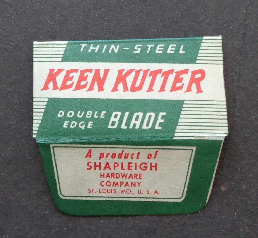 Vintage Razor Blade KEEN KUTTER Thin -  One Wrapped Blade