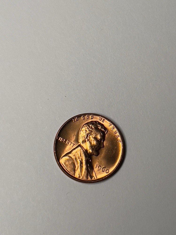 1960 1C Large Date RD Lincoln Cent
