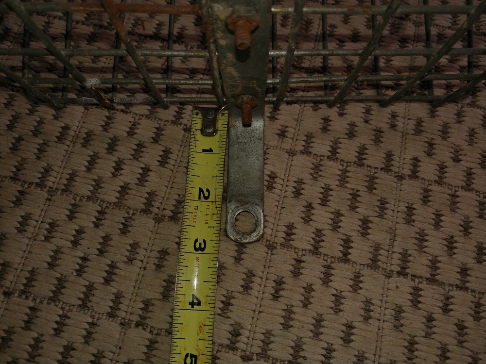 VINTAGE BICYCLE METAL WIRE FRONT BASKETS