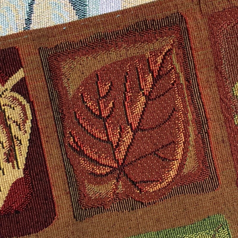 Thanksgiving Table Runner Wall Decor Plaques Brown Fall Leaves Dinner Holiday 66