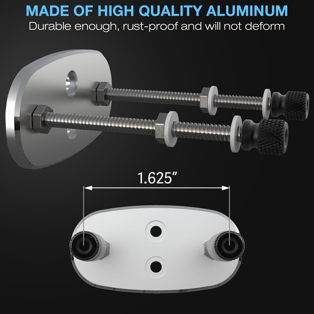 8 Packs Skateboard Deck Display Wall Mount, Aluminum Skate Deck Display Wall ...