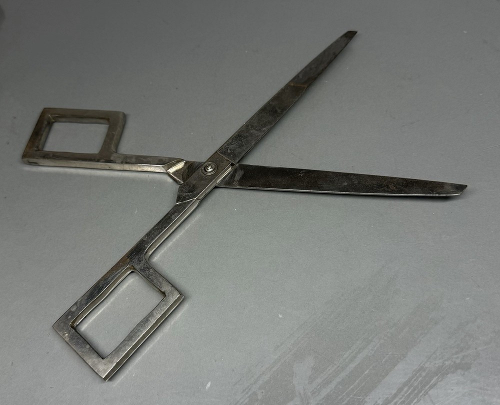Vintage Square Handle Scissors ~ 9”