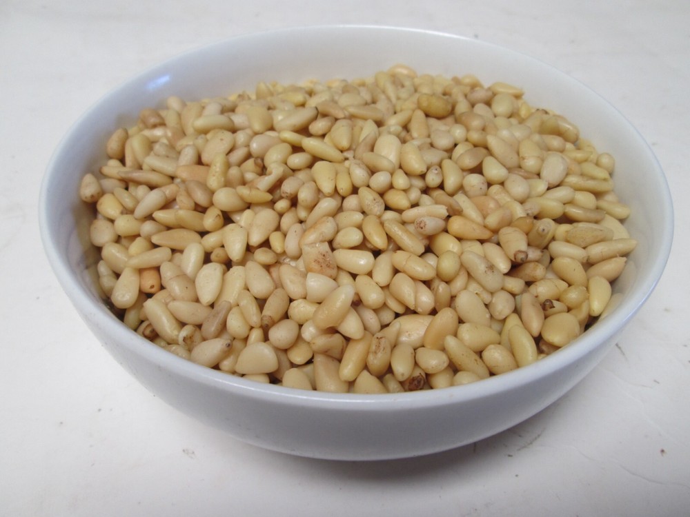 Raw Pine Nuts(pignolias) shelled, 5 lbs-green bulk