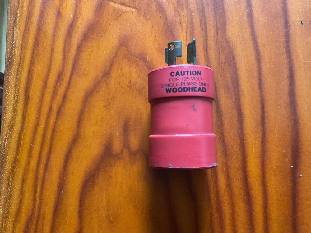 Woodhead 125 Volt Single Phase Plug - 030361