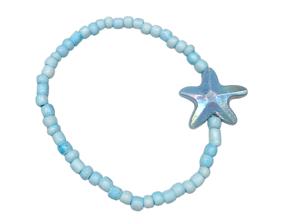 Powder Blue Starfish (Random 3) Bracelet
