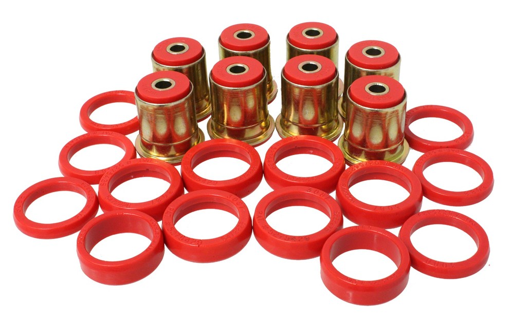 Energy Suspension 3.3132R Control Arm Bushing Set Polyurethane Red