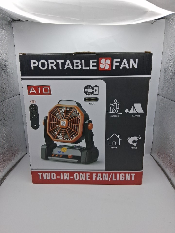 Two In One Fan/ Light Portable Fan