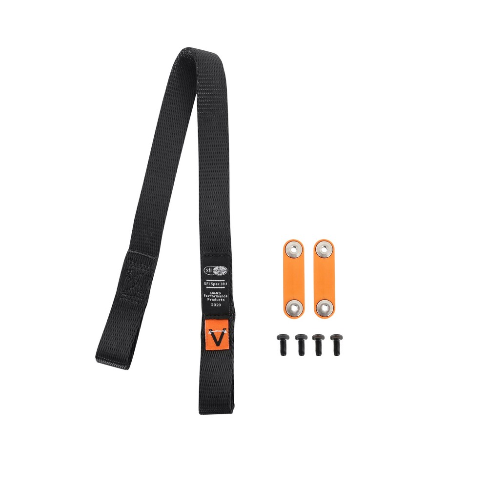 HANS TK11413 Sliding Tethers Sport II Quick Click Std 18"