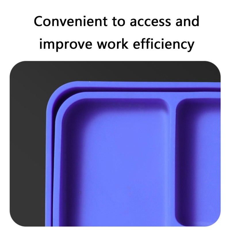High Temperature Resistant Silicone Tray Mat For Secure Tool Storage Maintenance
