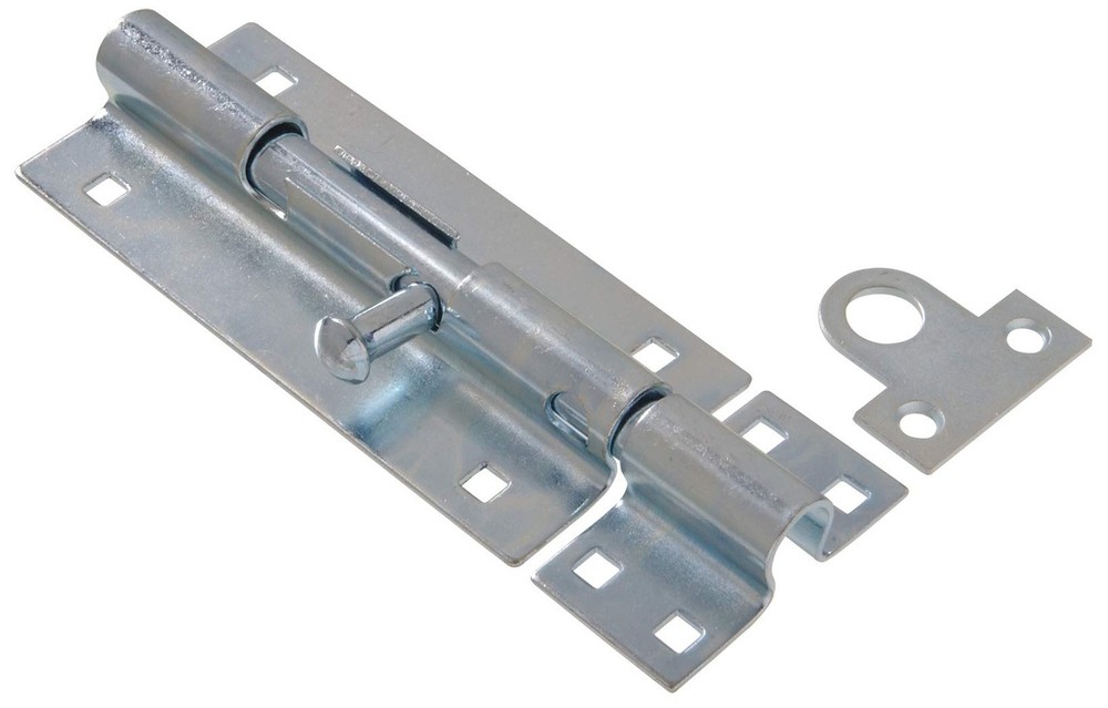 Hardware Essentials 851023 Adjust Lock Zinc Gate Barrel Bolt 8" 8"