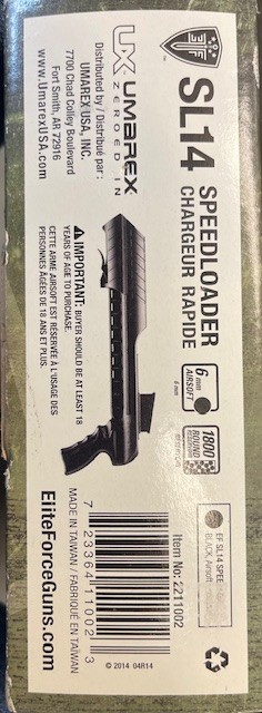 Elite Force SL14 Airsoft M4 / M16 Mid-Capacity BB Speed Loader