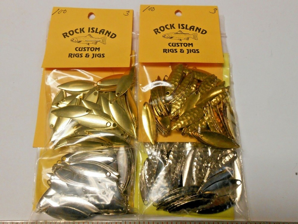 Willow Leaf Spinner Blades  # 3 100 ct