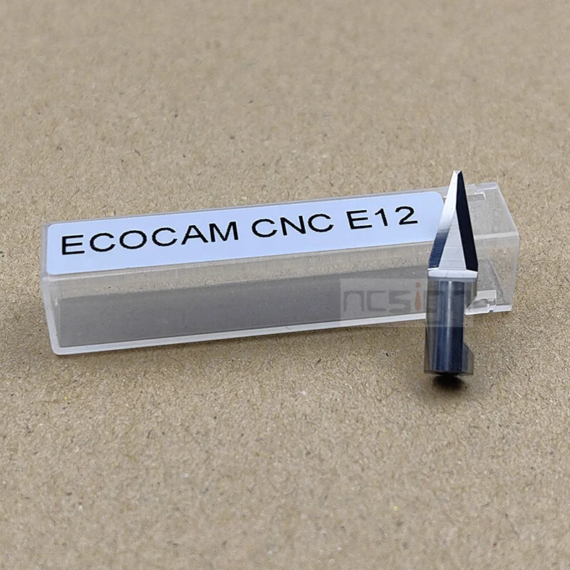ECOCAM CNC E12 Solid Carbide Blade for CNC Tangential Cutting Modules 2pcs/lot